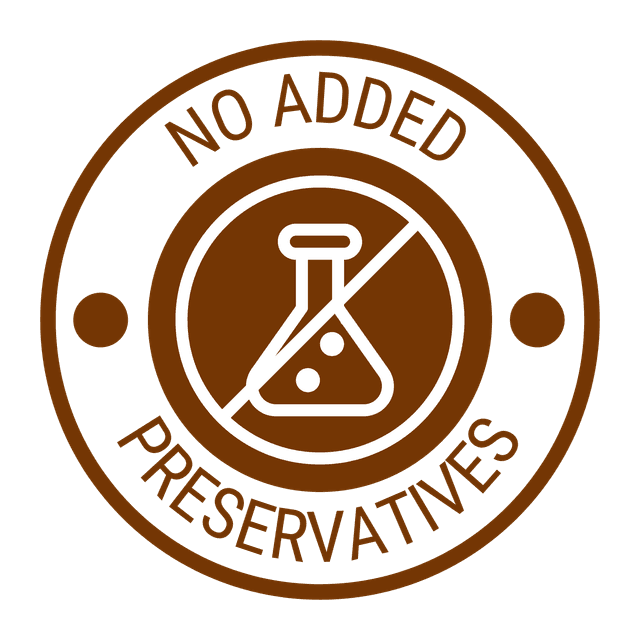 No added preservatives